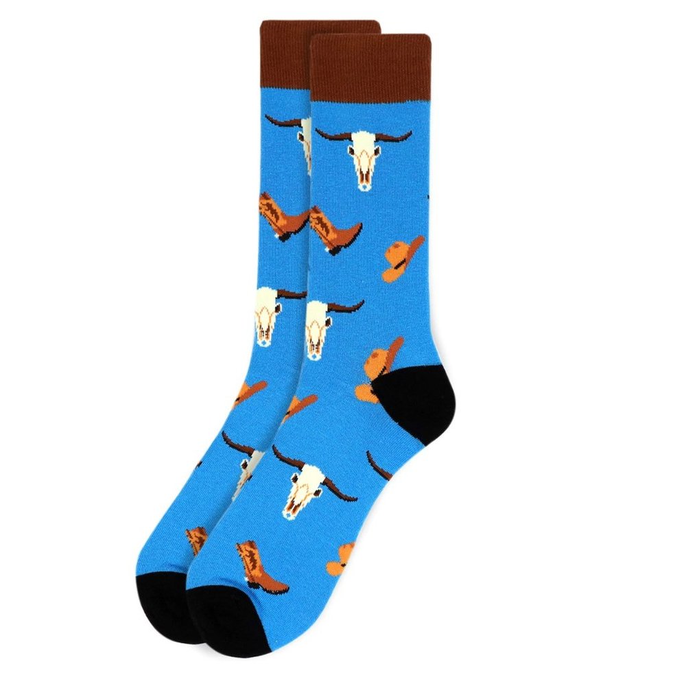 Men's Old West Novelty Socks - Picture 2 of 2